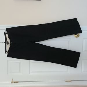 Banana Republic Black Boot Cut Chino 33x30